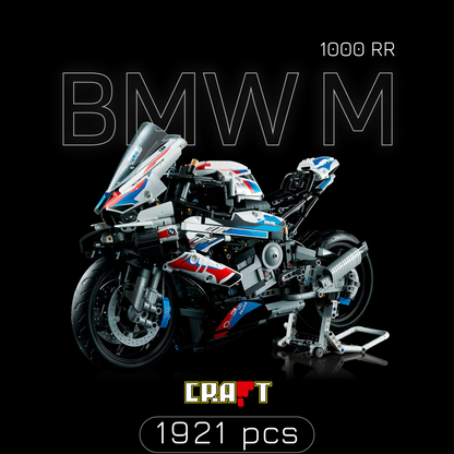 (74% OFF) BMW M 1000 RR de 45 centímetros de comprimento e 27 cm de altura (1921 peças)